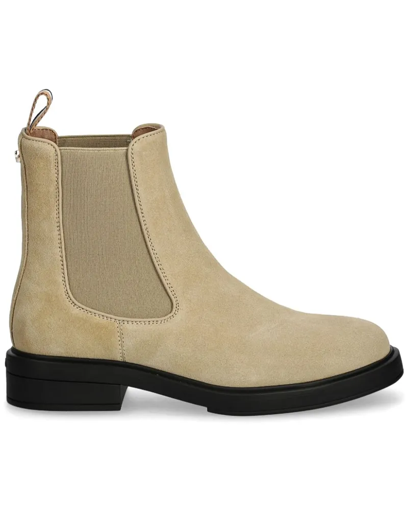 HUGO BOSS Chelsea-Boots aus Wildleder - Nude Nude
