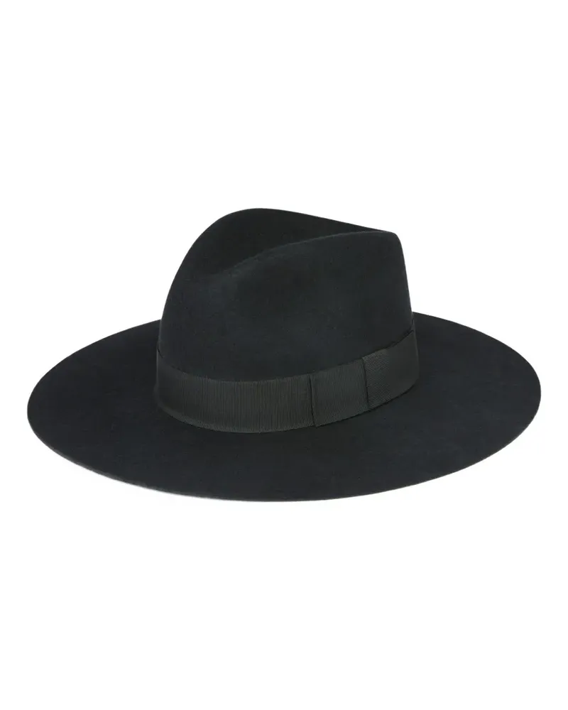 Nina Ricci Fedora aus Filz - Schwarz Schwarz