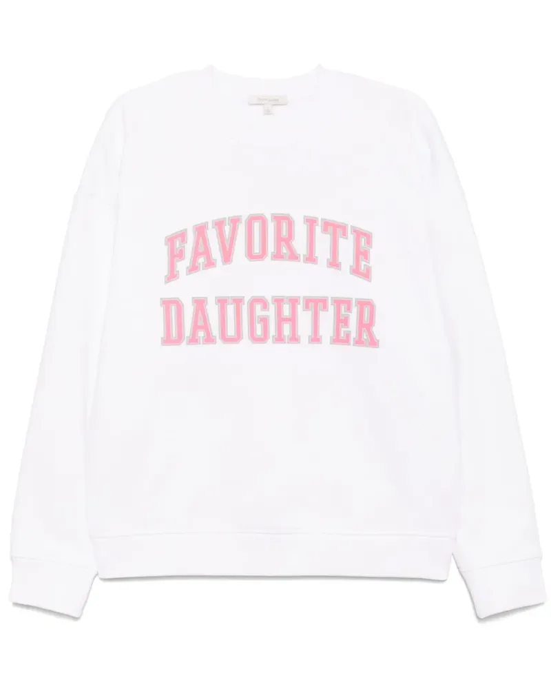 Favorite Daughter Collegiate Sweatshirt - Weiß Weiß