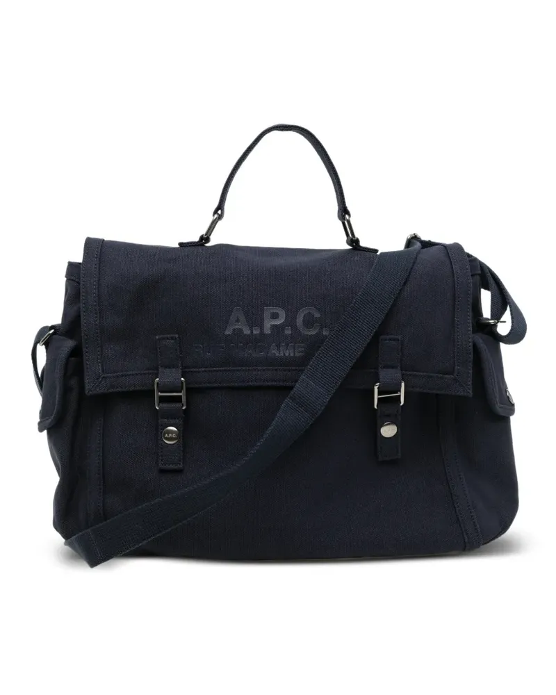 A.P.C. Recuperation Satchel-Tasche - Blau Blau