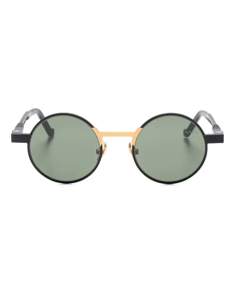 VAVA EYEWEAR Sonnenbrille mit rundem Gestell - Schwarz Schwarz