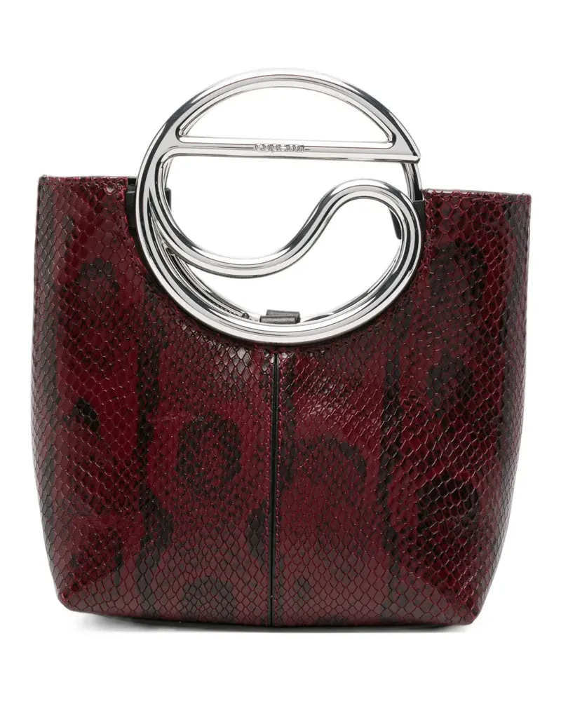 COPERNI snakeskin-effect leather tote bag - Rot Rot