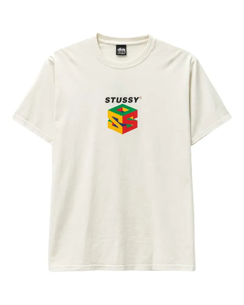 Stüssy S64 pigment-dyed T-shirt - Nude Nude