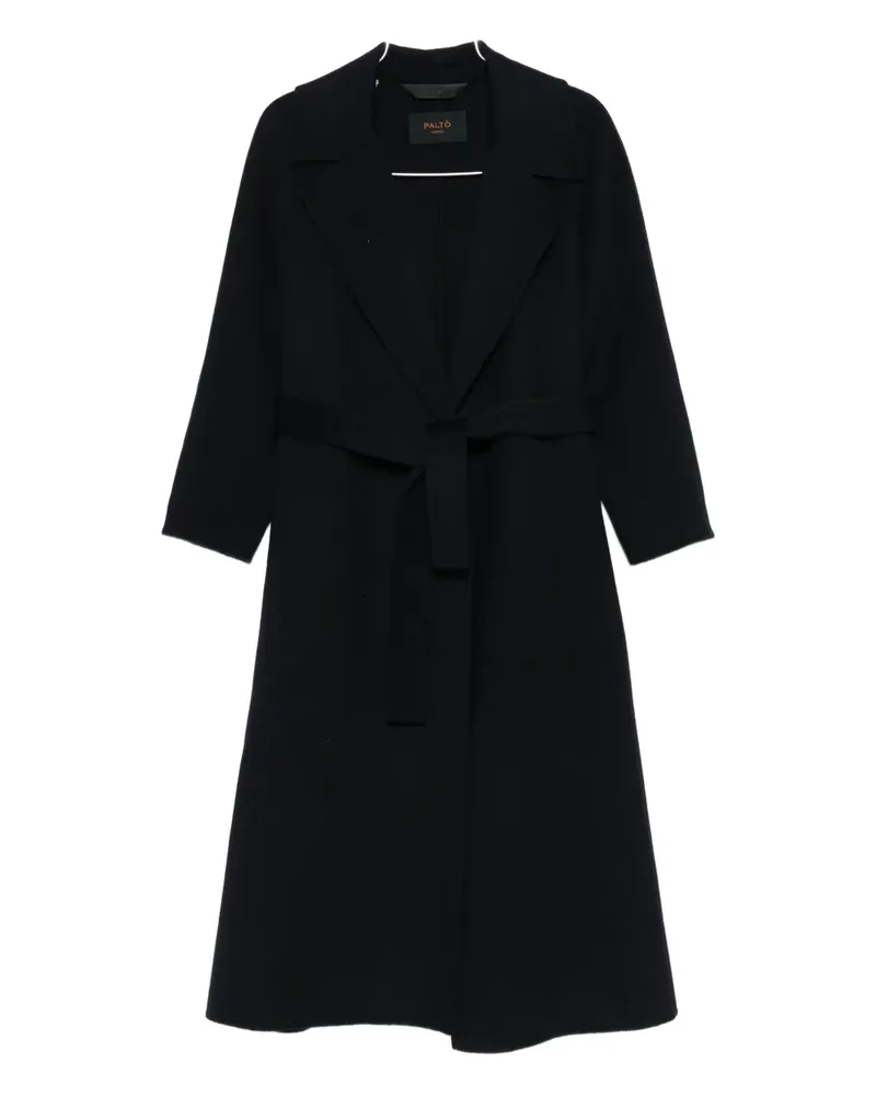 Paltò Paola Wickelmantel mit Gürtel - Blau Blau