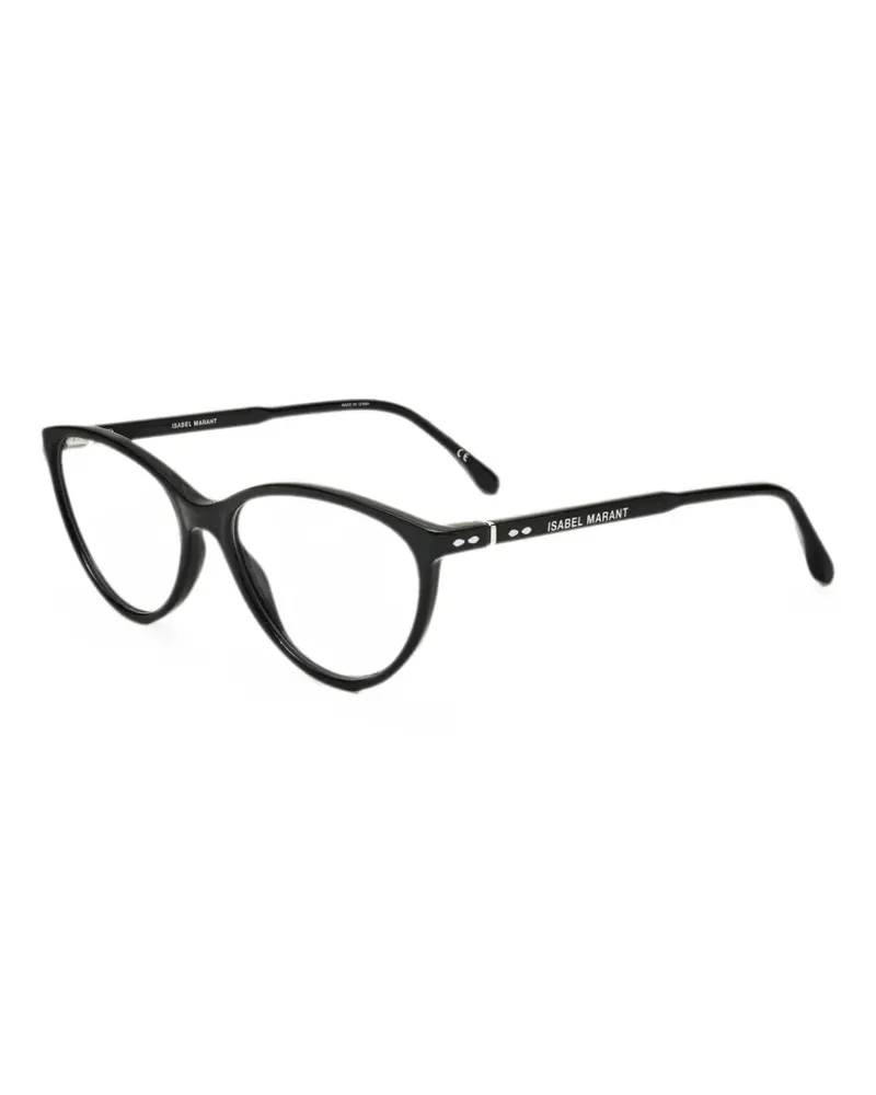 Isabel Marant Klassische Cat-Eye-Brille - Schwarz Schwarz