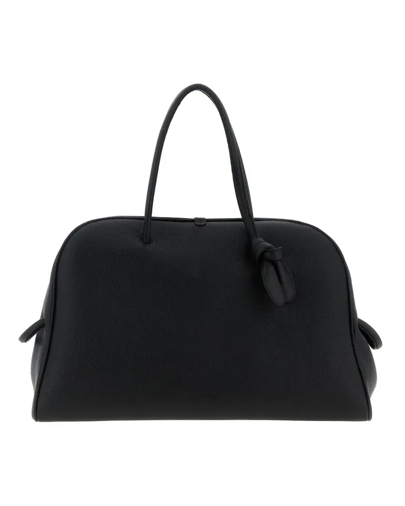Jacquemus The Turismo knotted top-handles tote bag - Schwarz Schwarz