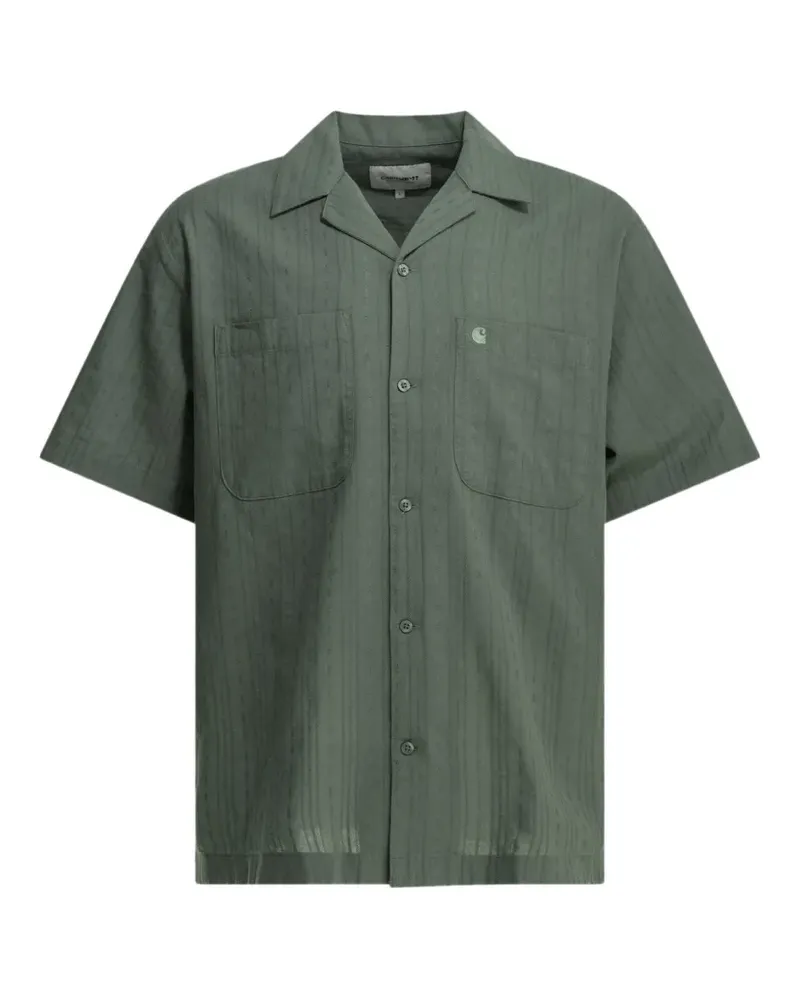 Carhartt WIP embroidered-logo short-sleeve shirt - Grün Grün