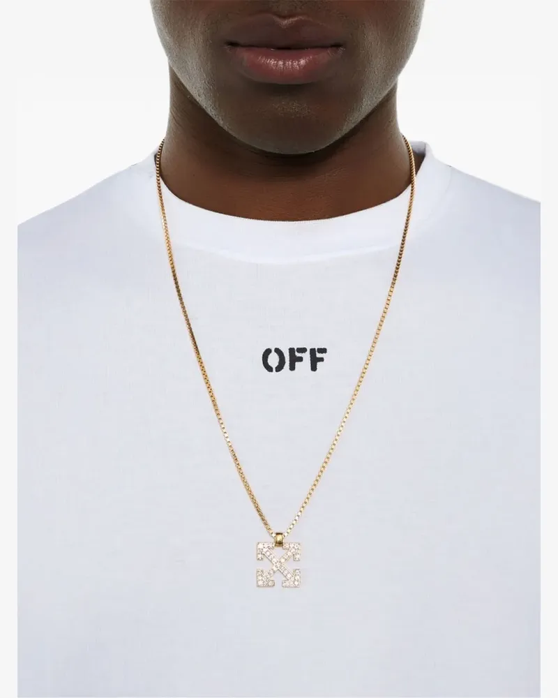 OFF-WHITE Halskette mit Arrow-Anhänger - Gold Gold