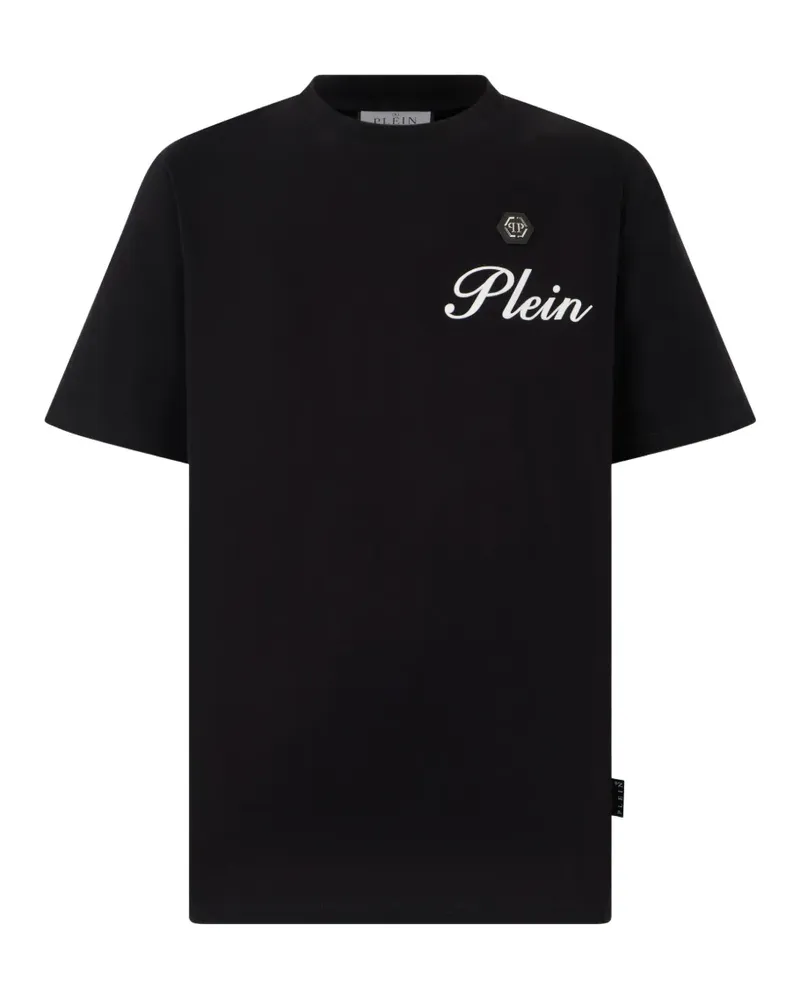 Philipp Plein T-Shirt mit Rundhalsausschnitt - Schwarz Schwarz