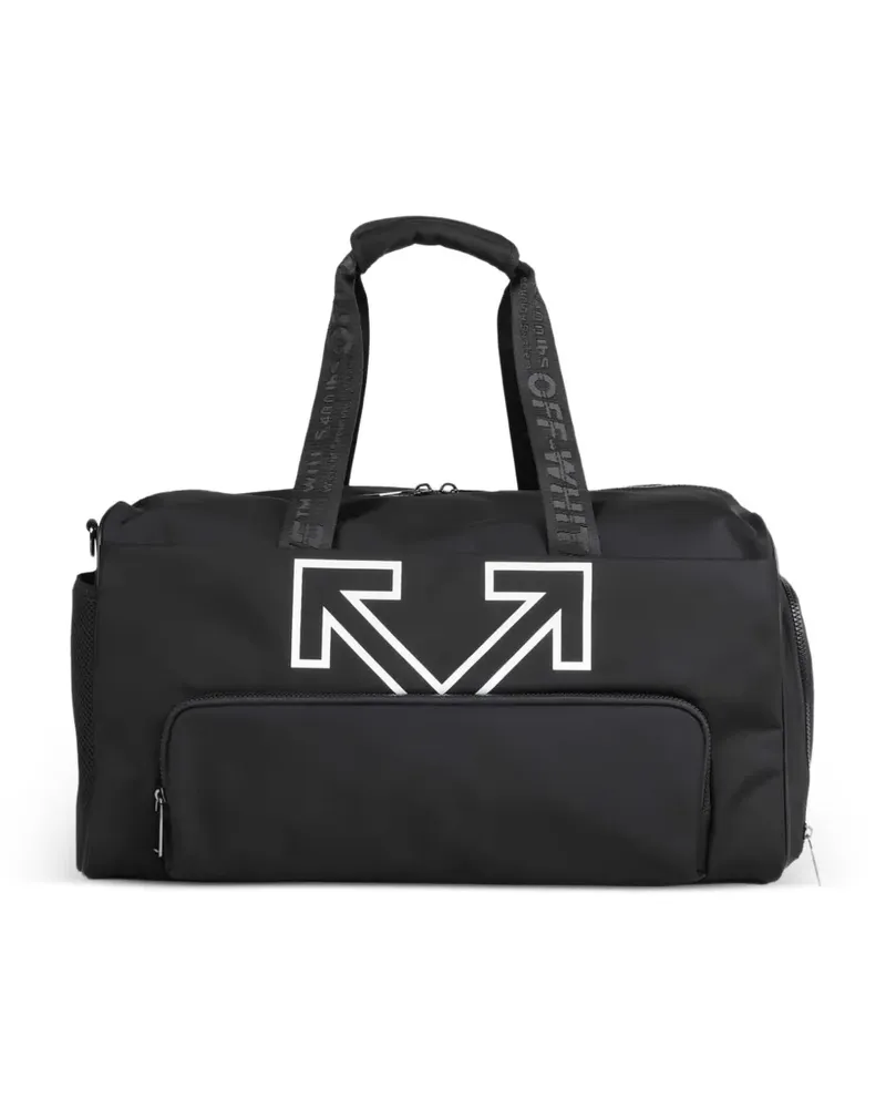OFF-WHITE logo-print shoulder bag - Schwarz Schwarz
