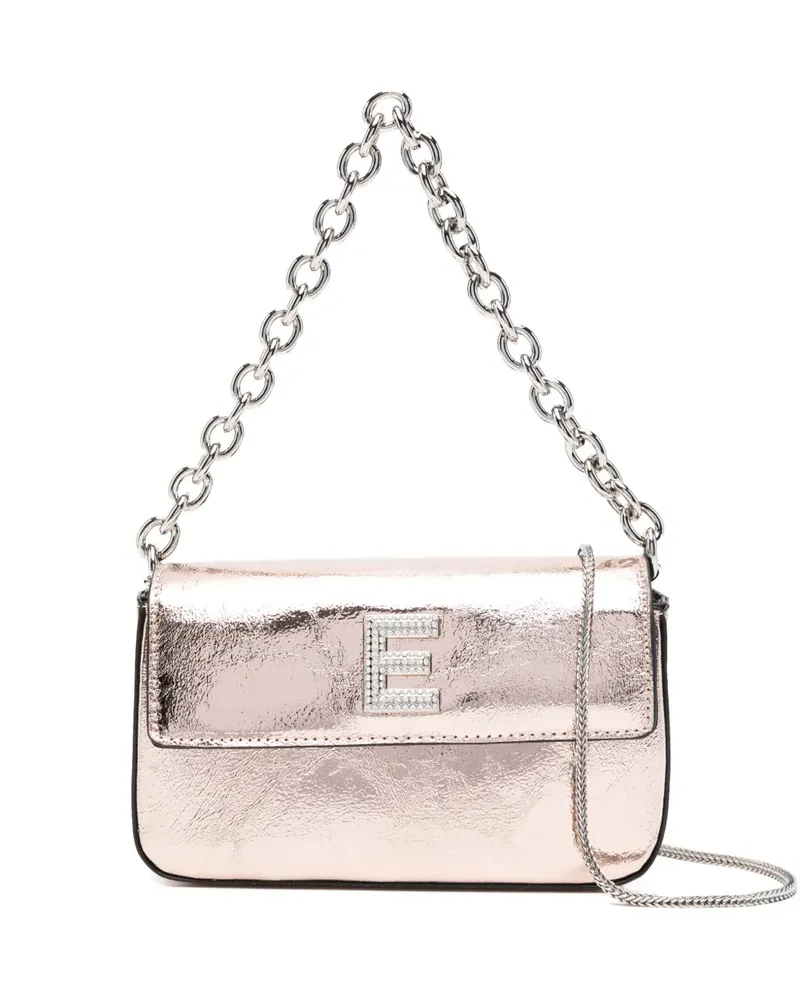Ermanno Scervino Verzierte Schultertasche mit Kettenriemen - Rosa Rosa