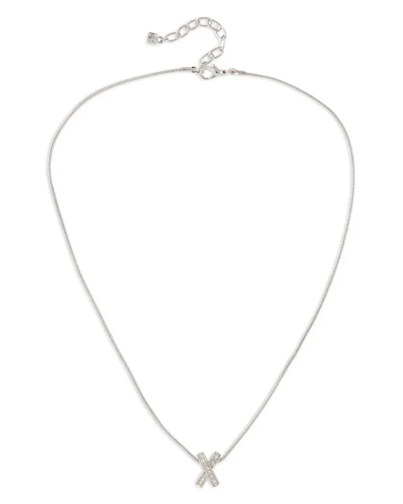 Nina Ricci 1990er pre-owned rhodinierte Halskette - Silber Silber