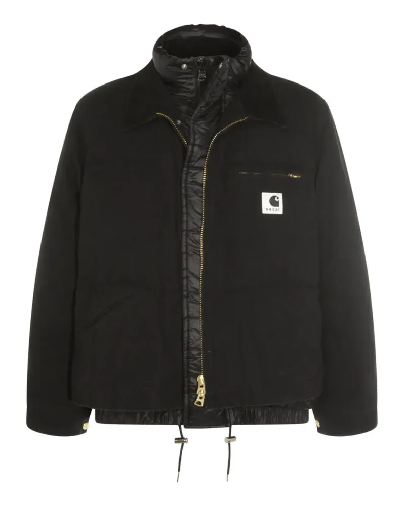 Carhartt WIP layered coat - Schwarz Schwarz