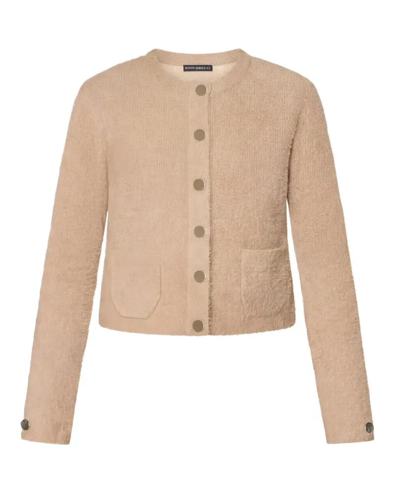 Betty Barclay button-up patch-pocket cardigan - Nude Nude