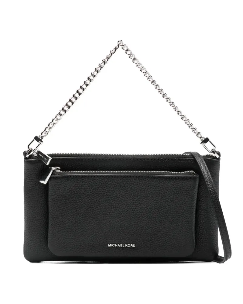 Michael Kors Schultertasche mit Kettenriemen - Schwarz Schwarz