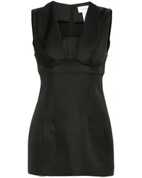 SPORTMAX Ärmellose Corsage Schwarz