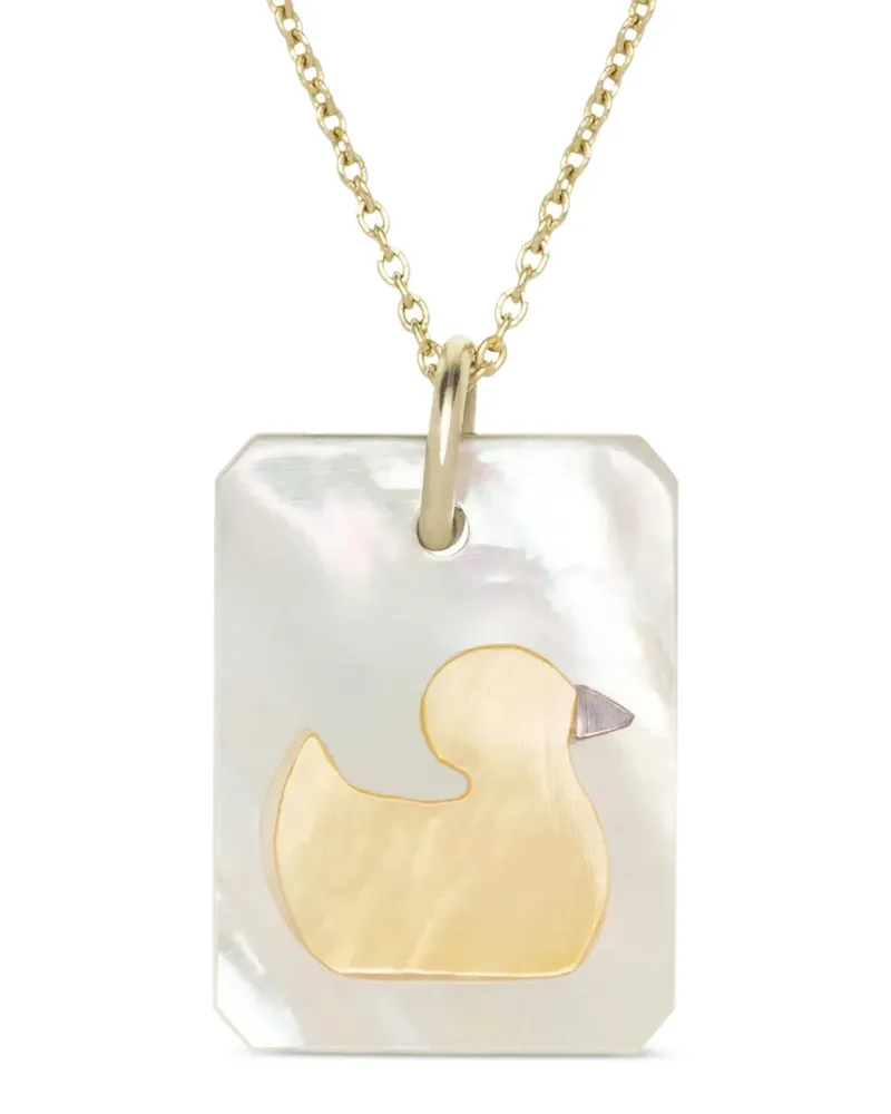 Aliita duck pendant necklace - Gold Gold