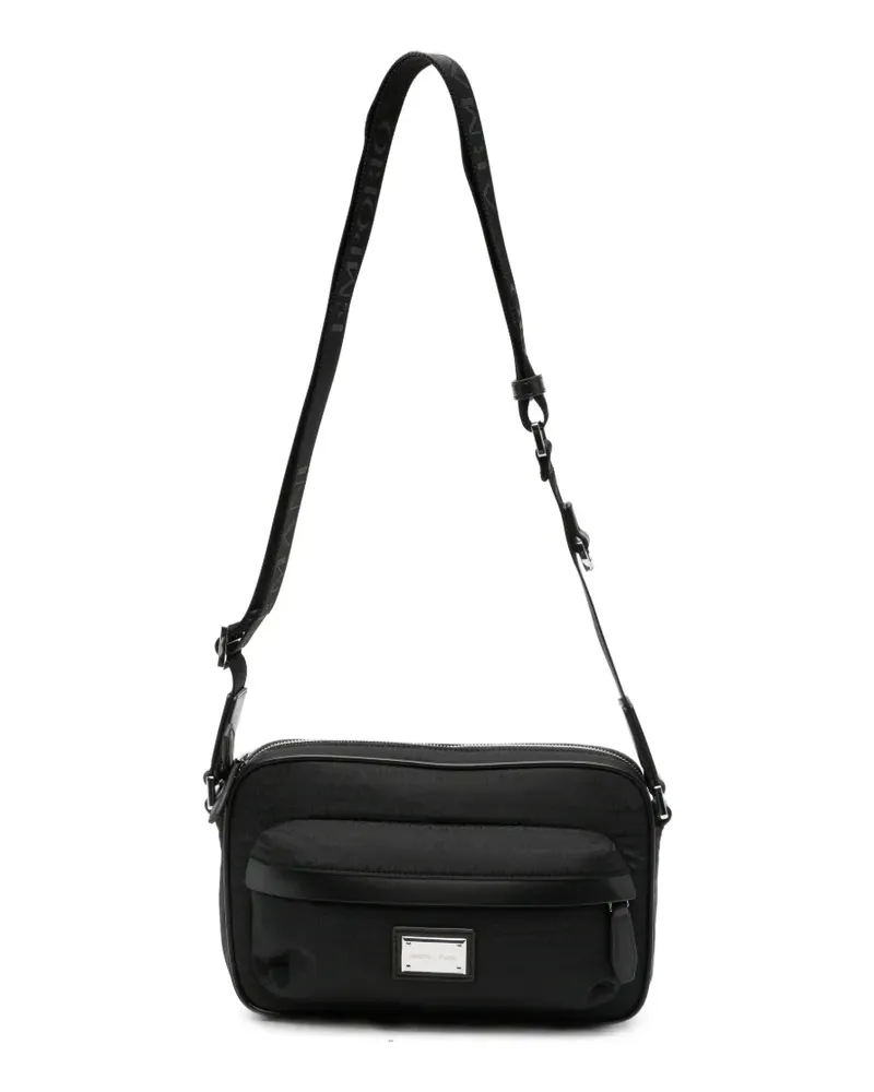 Emporio Armani logo-detail messenger bag - Schwarz Schwarz