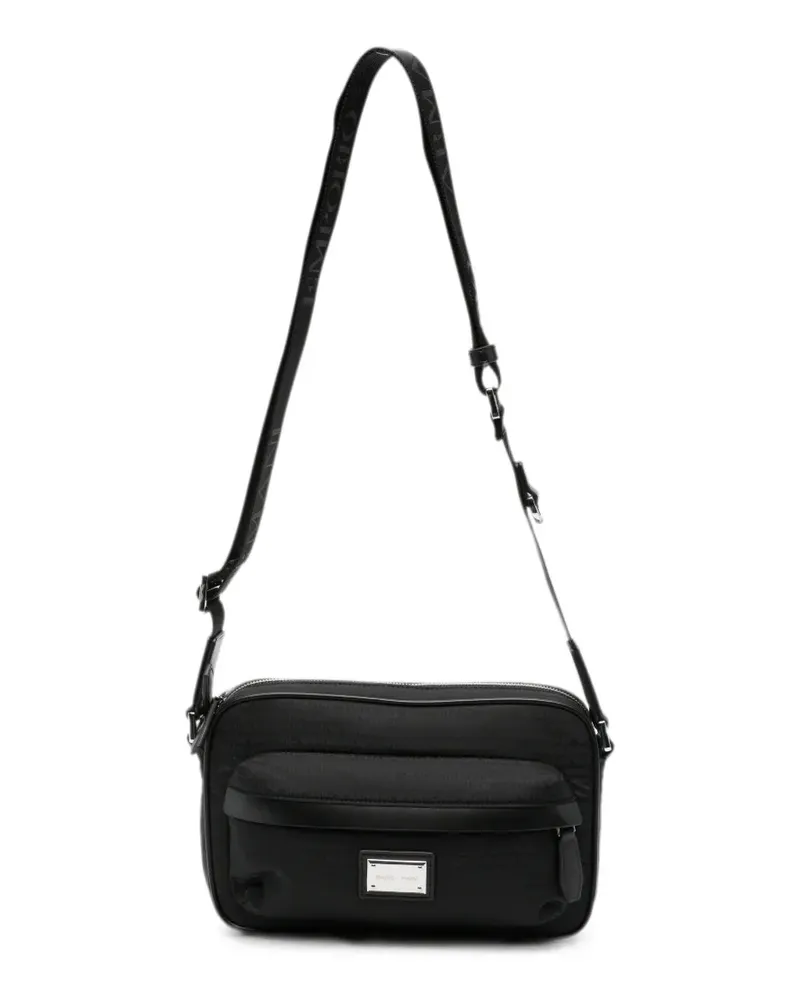 Emporio Armani logo-detail messenger bag - Schwarz Schwarz