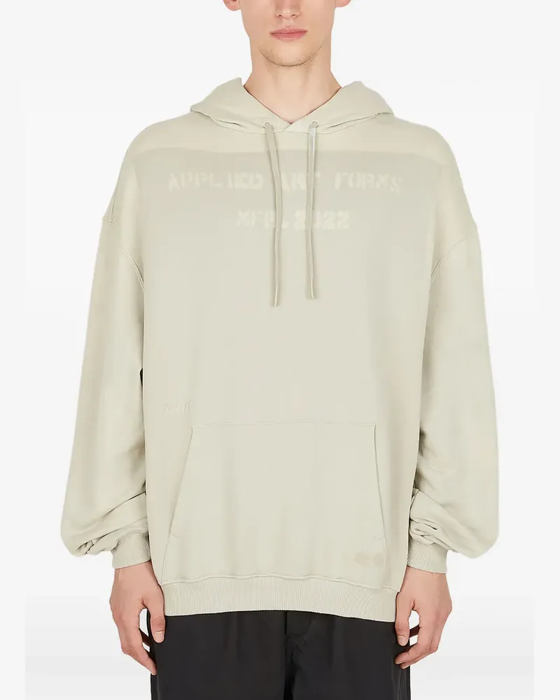 Applied Art Forms Hoodie mit Tasche - Nude Nude