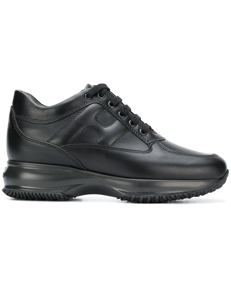 Hogan Sneakers mit Plateausohle - Schwarz Schwarz