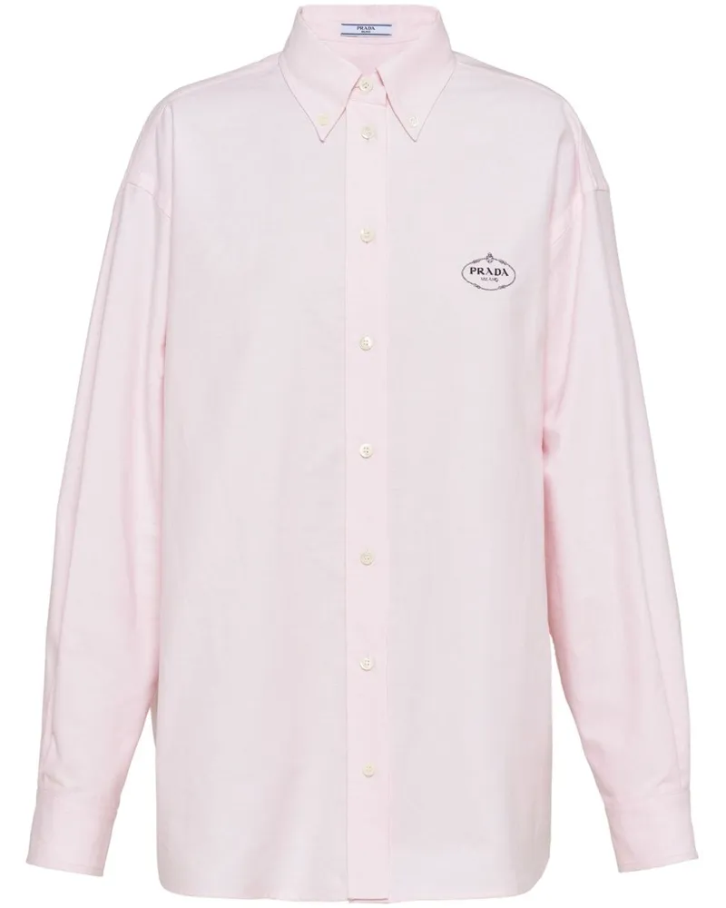Prada Klassisches Oxford-Hemd - Rosa Rosa