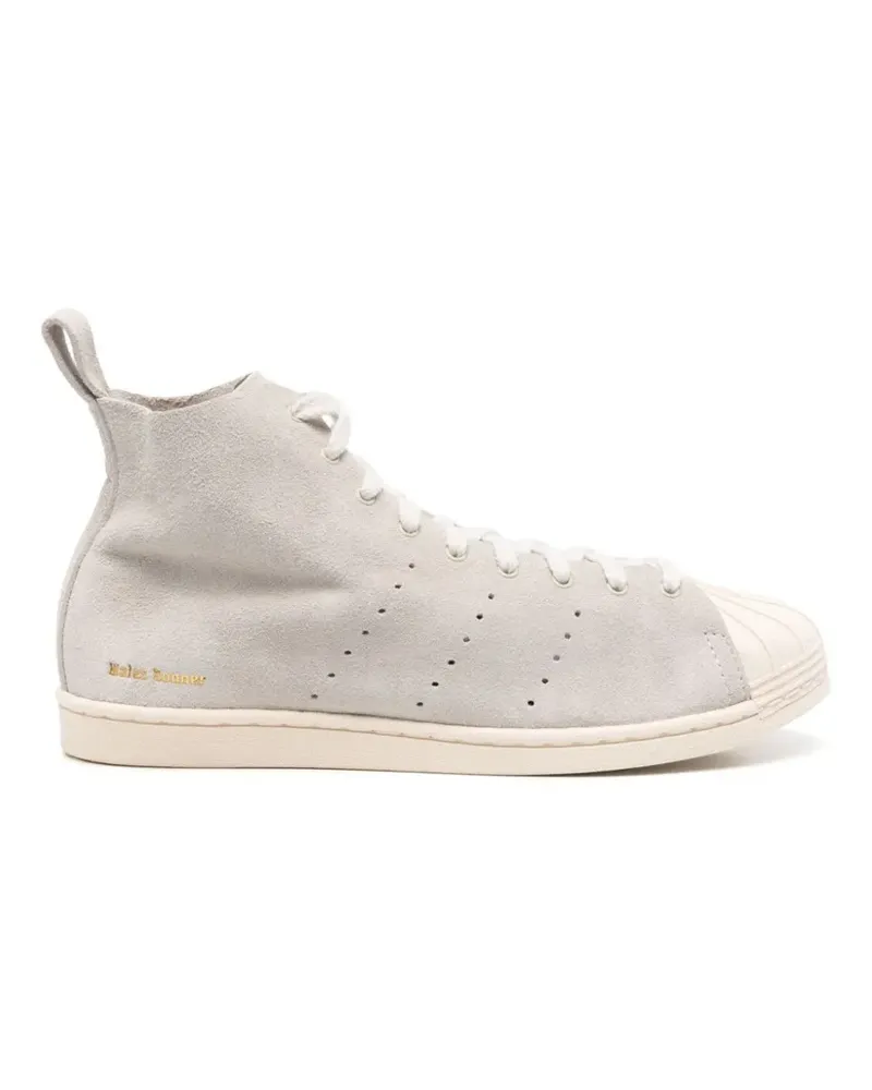 Wales Bonner Superstar Hi lace-up sneakers - Grau Grau