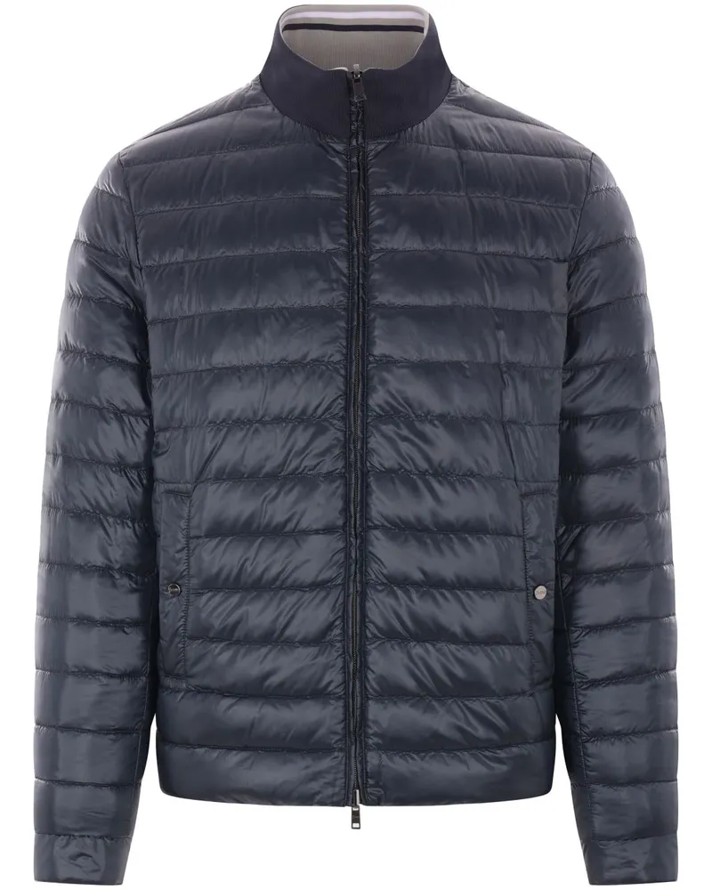Herno Wendbare Steppjacke - Blau Blau