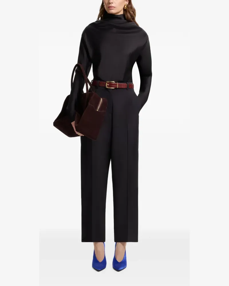 Elie Saab Drapiertes Oberteil - Schwarz Schwarz