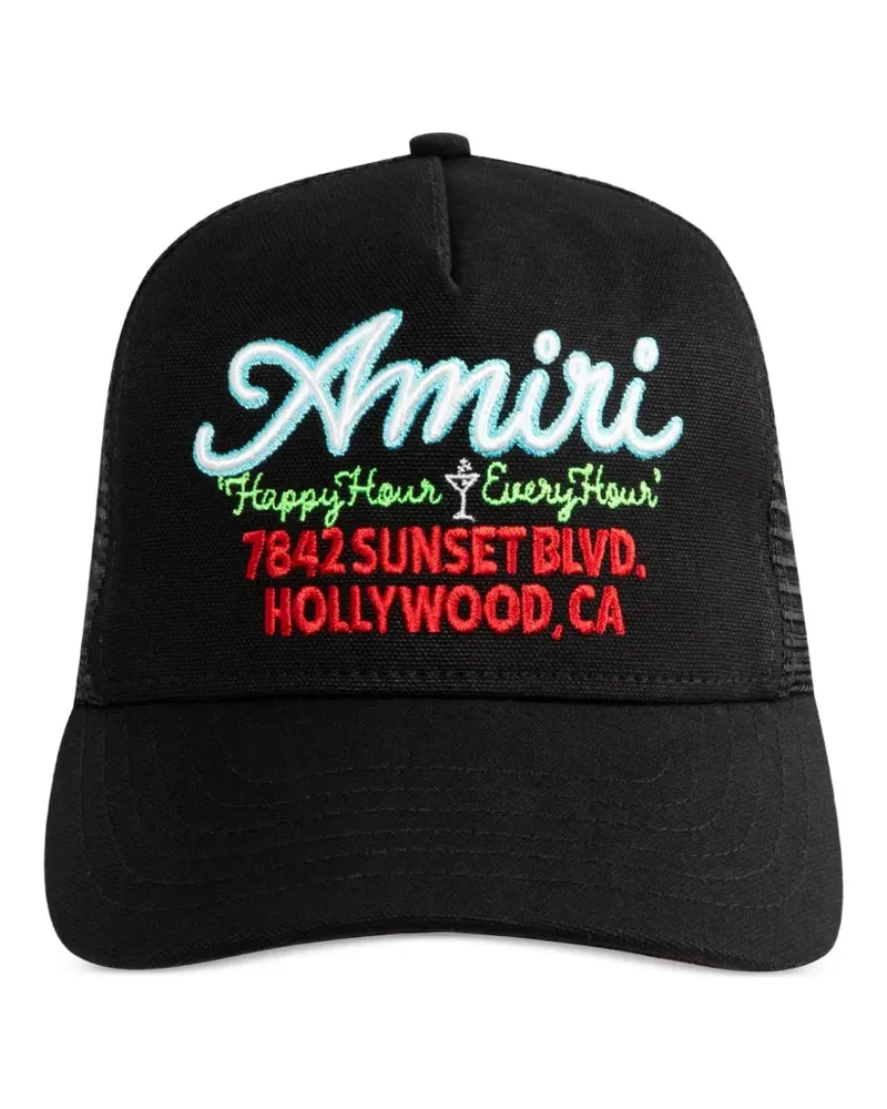 Amiri Baseballkappe mit Neon-Lichtern - Schwarz Schwarz