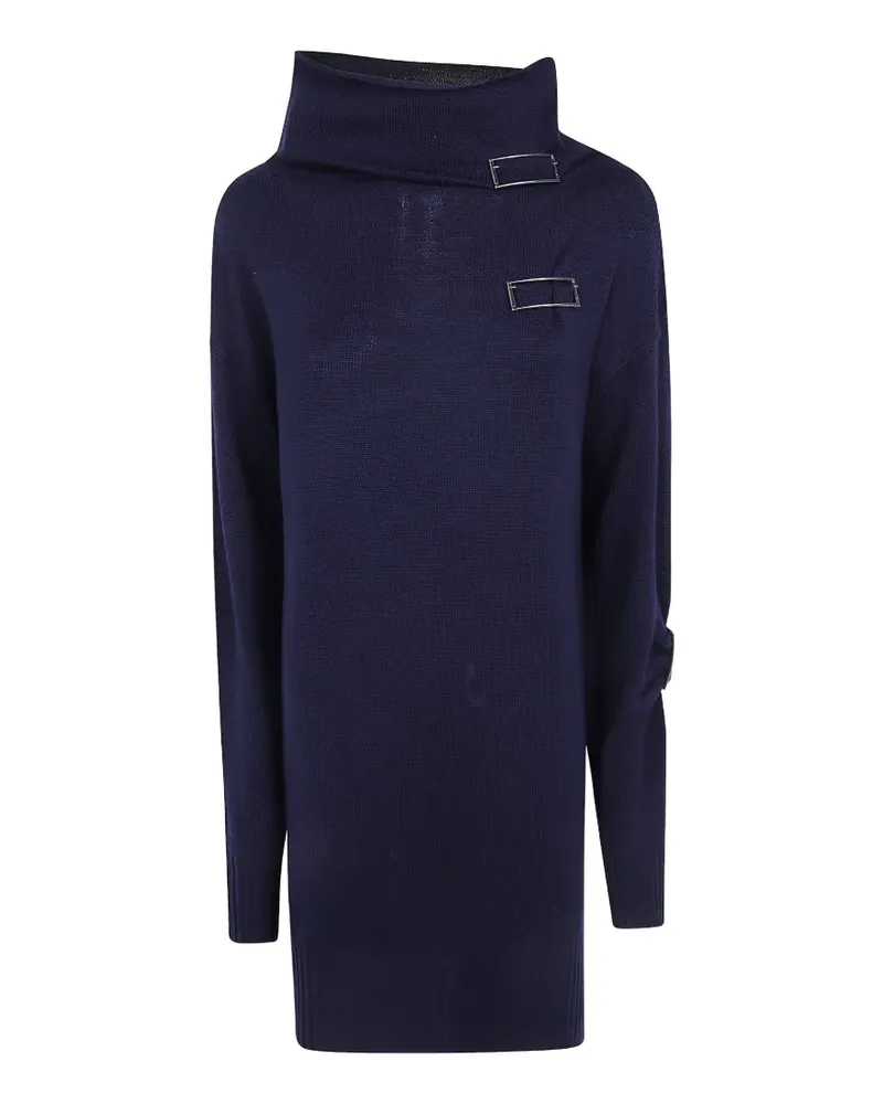 Pier Antonio Gaspari Gestricktes Minikleid - Blau Blau