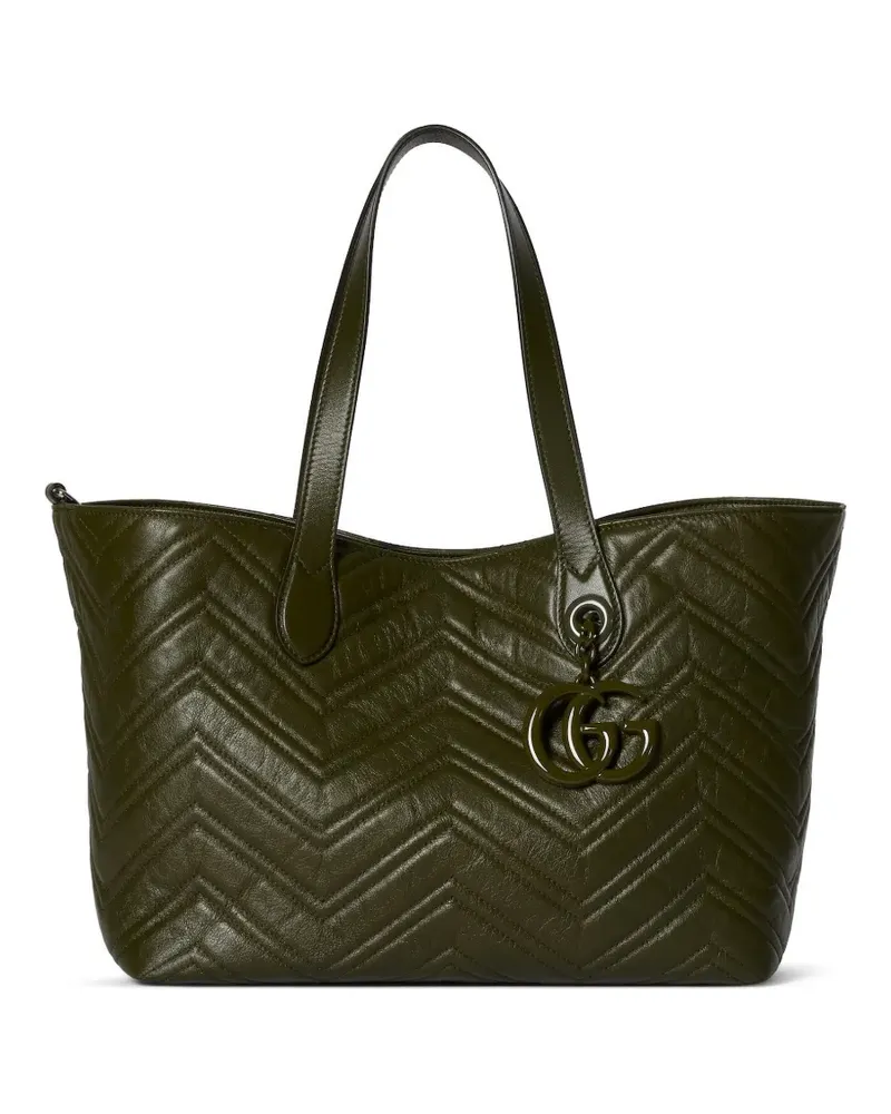 Gucci Mittelgroßer GG Marmont Shopper - Grün Grün