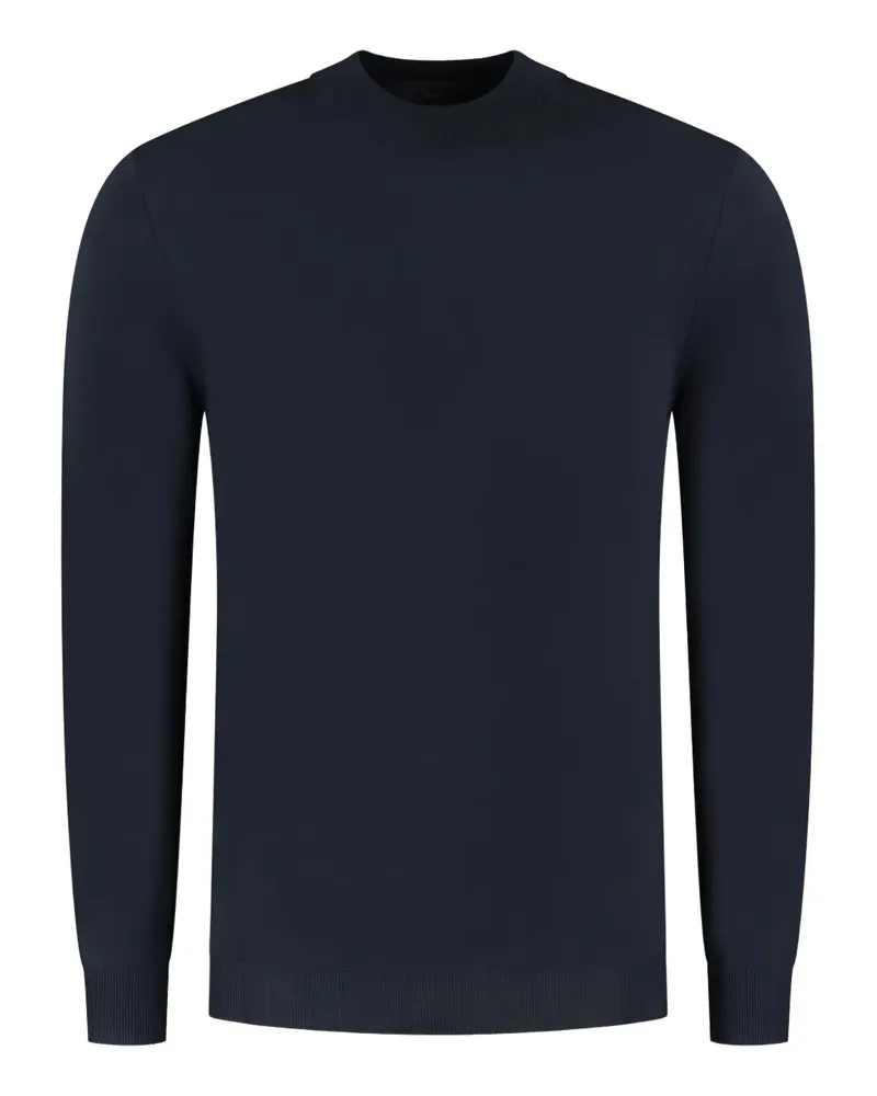 Zanone round-neck long-sleeved sweater - Blau Blau