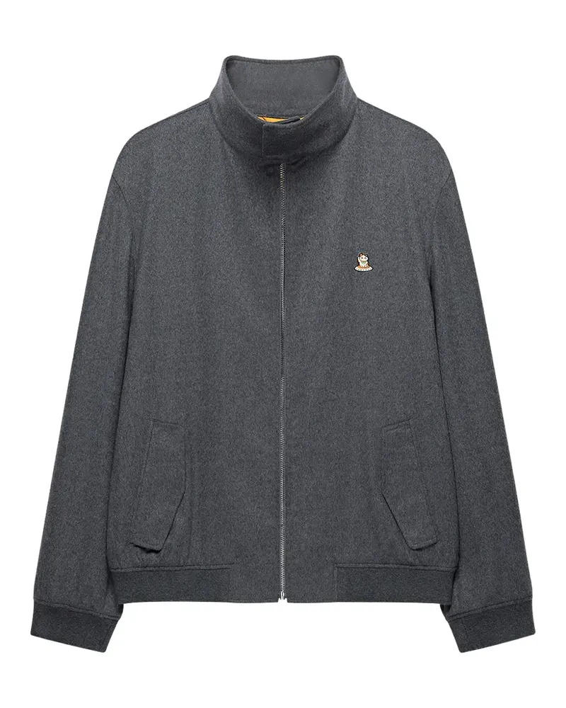 Shanghai Tang Meow Jacke mit Chenman-Patch - Grau Grau