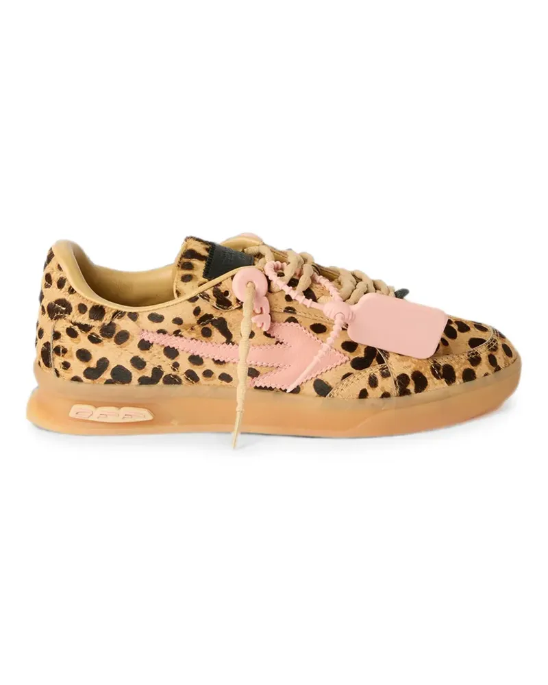 OFF-WHITE End of Play Sneakers mit Leopardenprint - Nude Nude