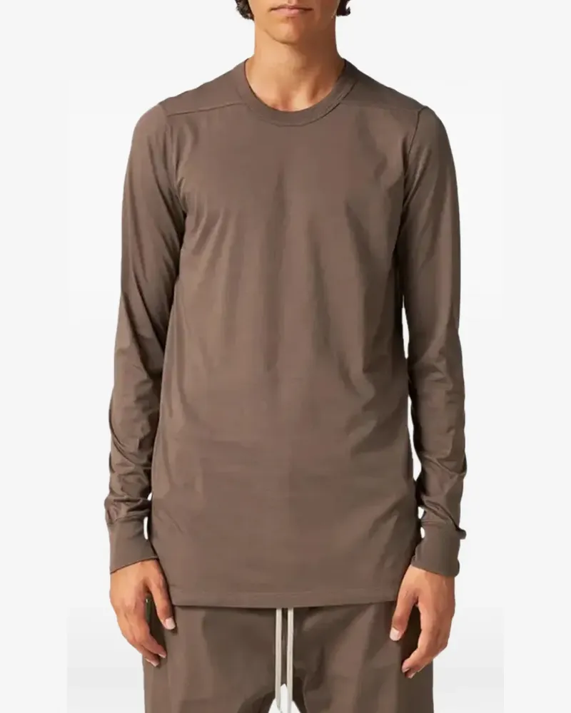 DRKSHDW by Rick Owens Klassisches Langarmshirt - Braun Braun