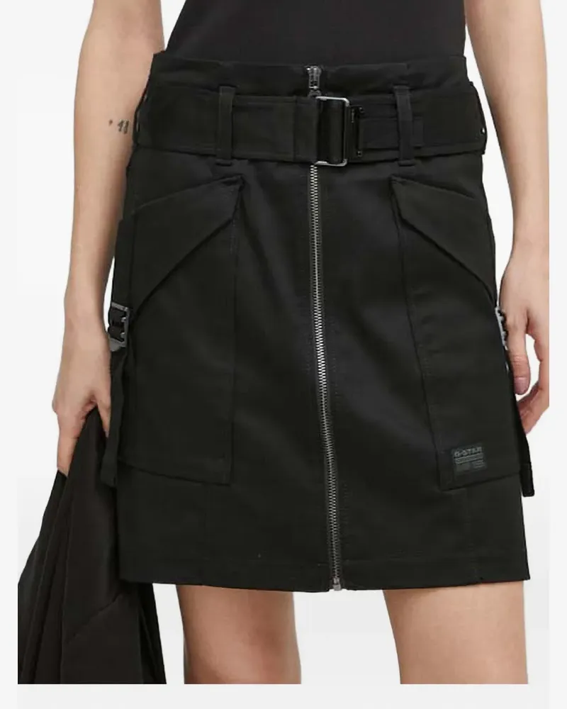 G-STAR RAW Rock mit Gürtel - Schwarz Schwarz