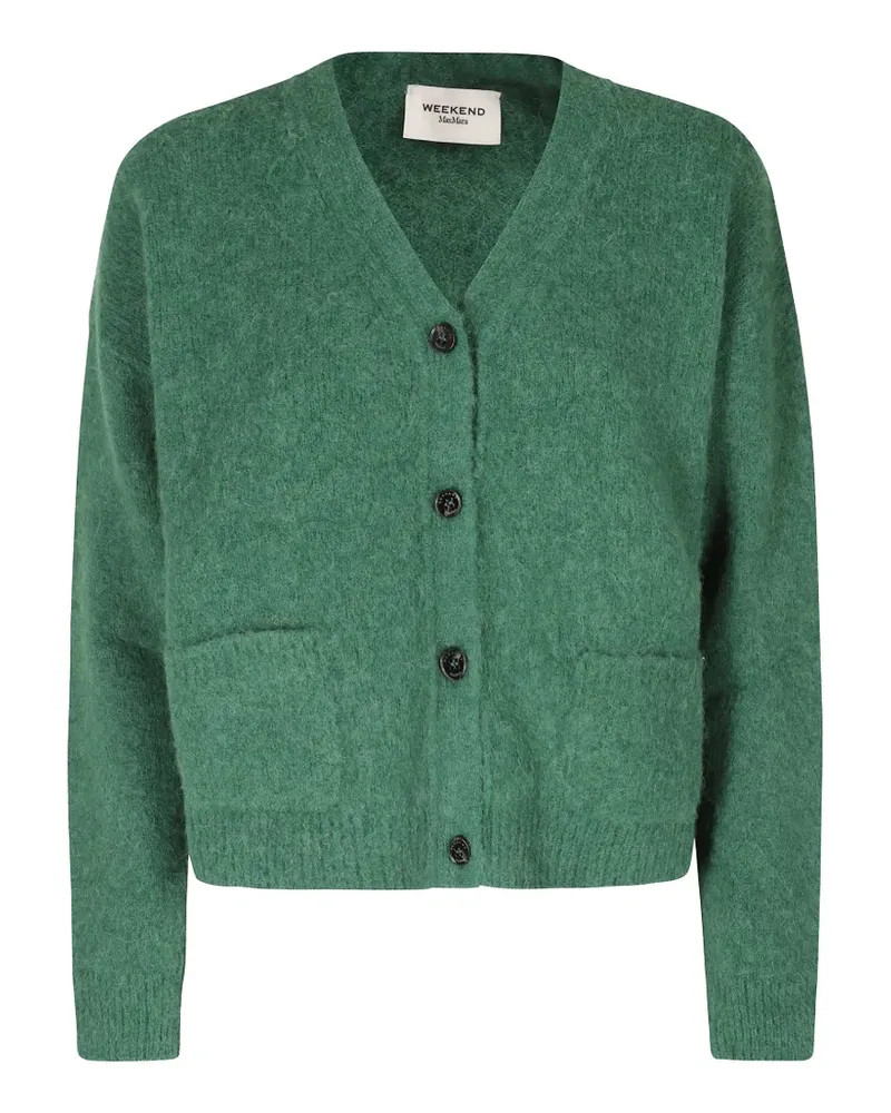Max Mara Cardigan aus Alpaka-Strick - Grün Grün