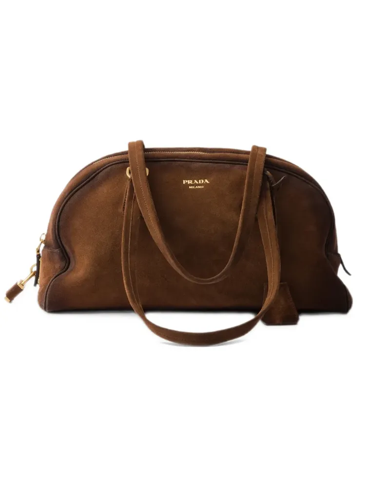 Prada Klassische Schultertasche - Braun Braun