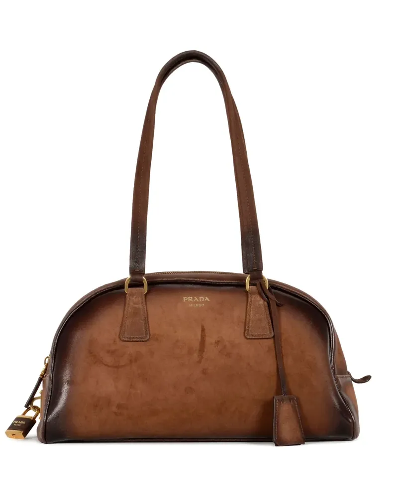 Prada Klassische Schultertasche - Braun Braun