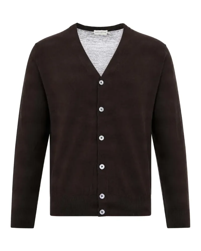 Ballantyne Cardigan mit Knopfleiste - Braun Braun