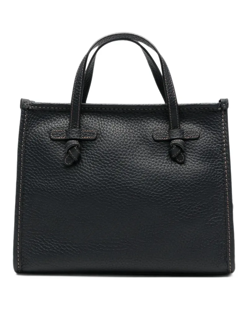 Gianni Chiarini Marcella pebbled leather tote bag - Blau Blau