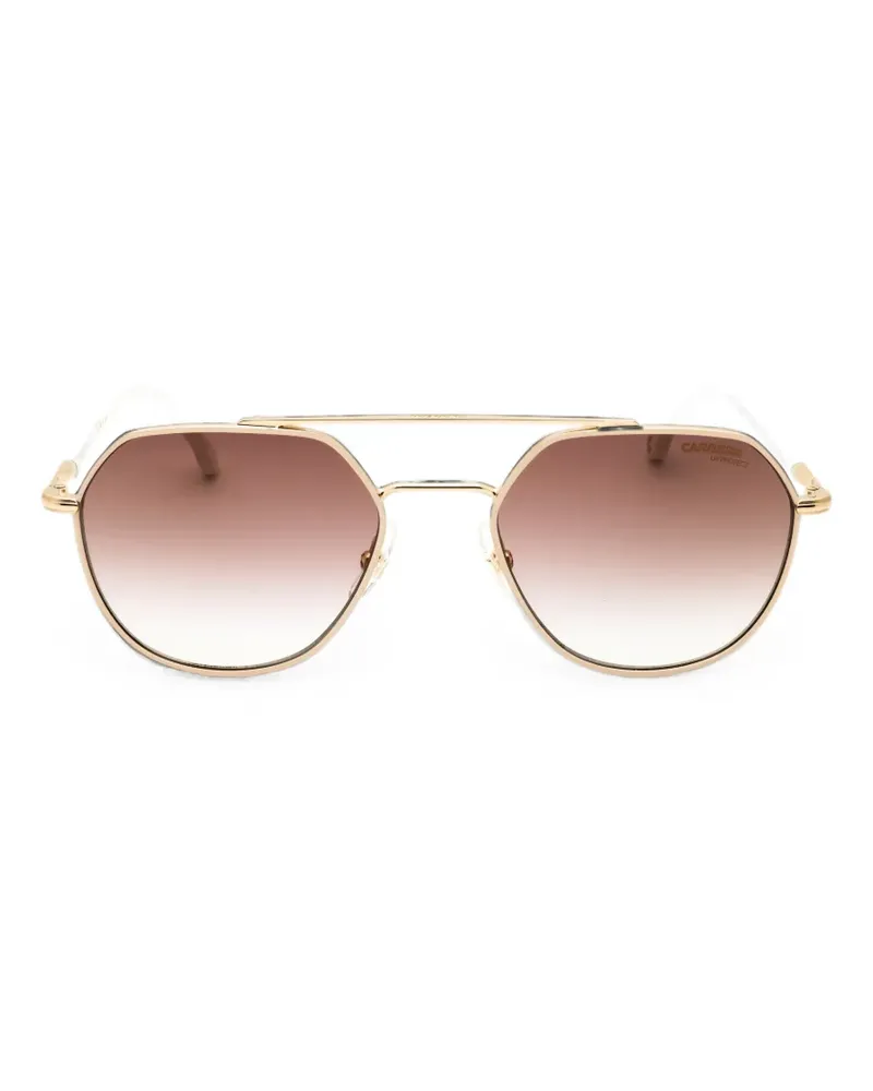 Carrera 303/S Sonnenbrille mit geometrischem Gestell - Gold Gold