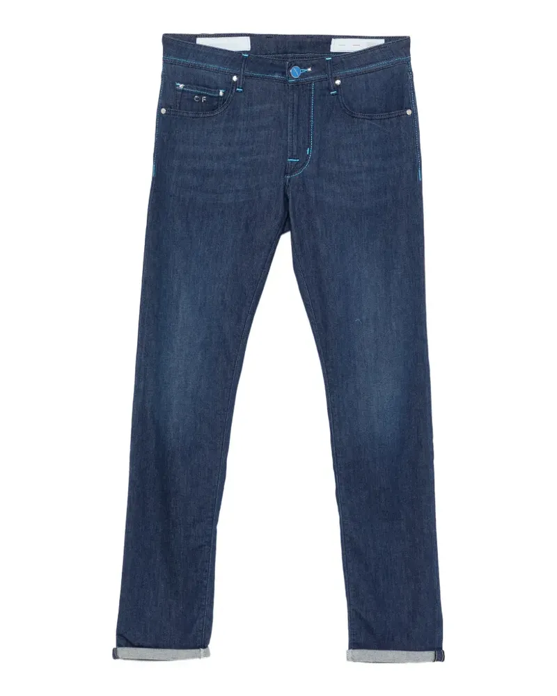 Tramarossa Michelangelo contrast-stitch jeans - Blau Blau
