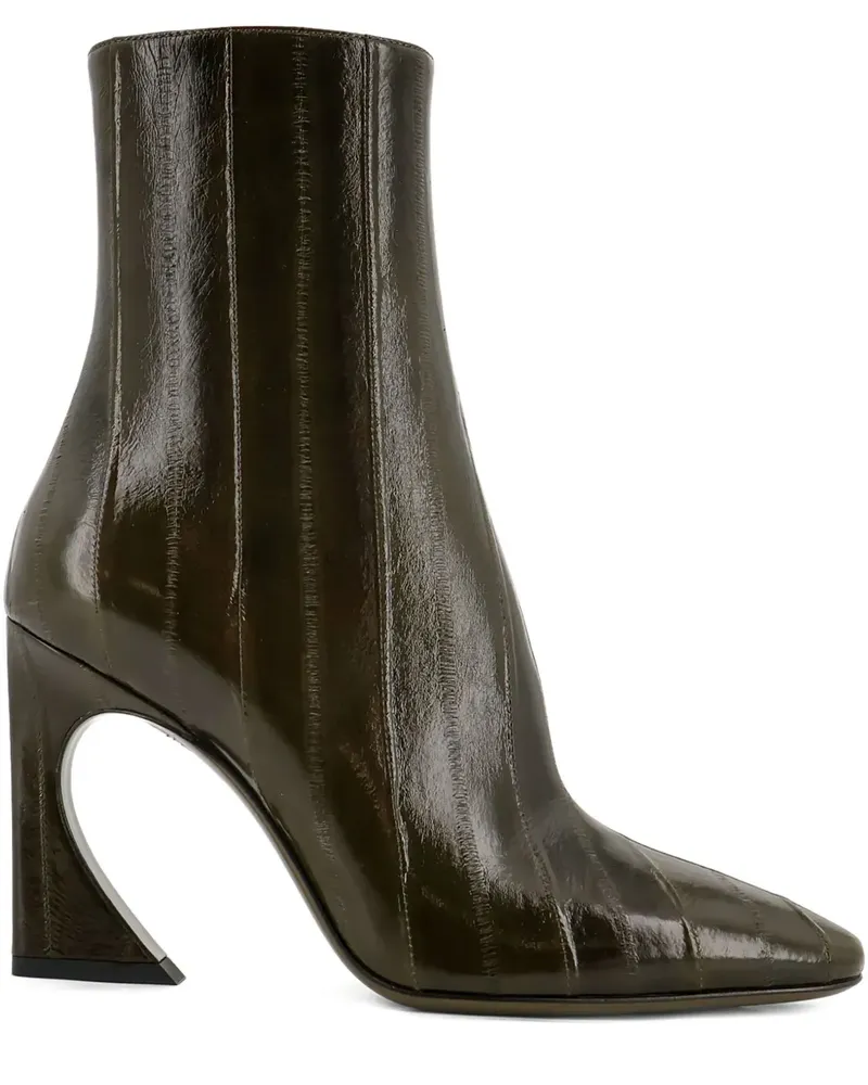 Fendi Arco Stiefel mit Absatz - Grün Grün