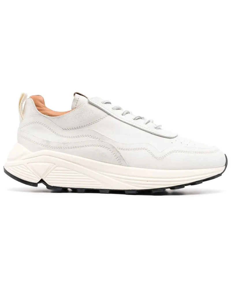Buttero Sneakers mit Paspeln - Weiß Weiß