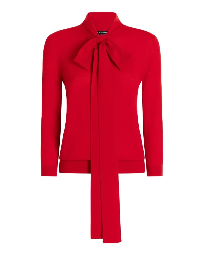 Dolce & Gabbana Pullover mit Schleifendetail - Rot Rot