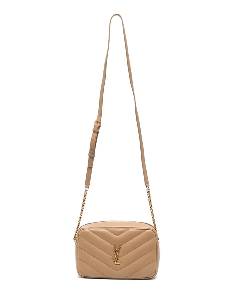 Saint Laurent Kleine Loulou Schultertasche - Nude Nude