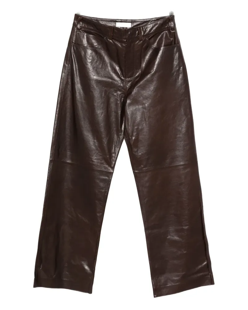 Entire Studios belt-loops trousers - Braun Braun