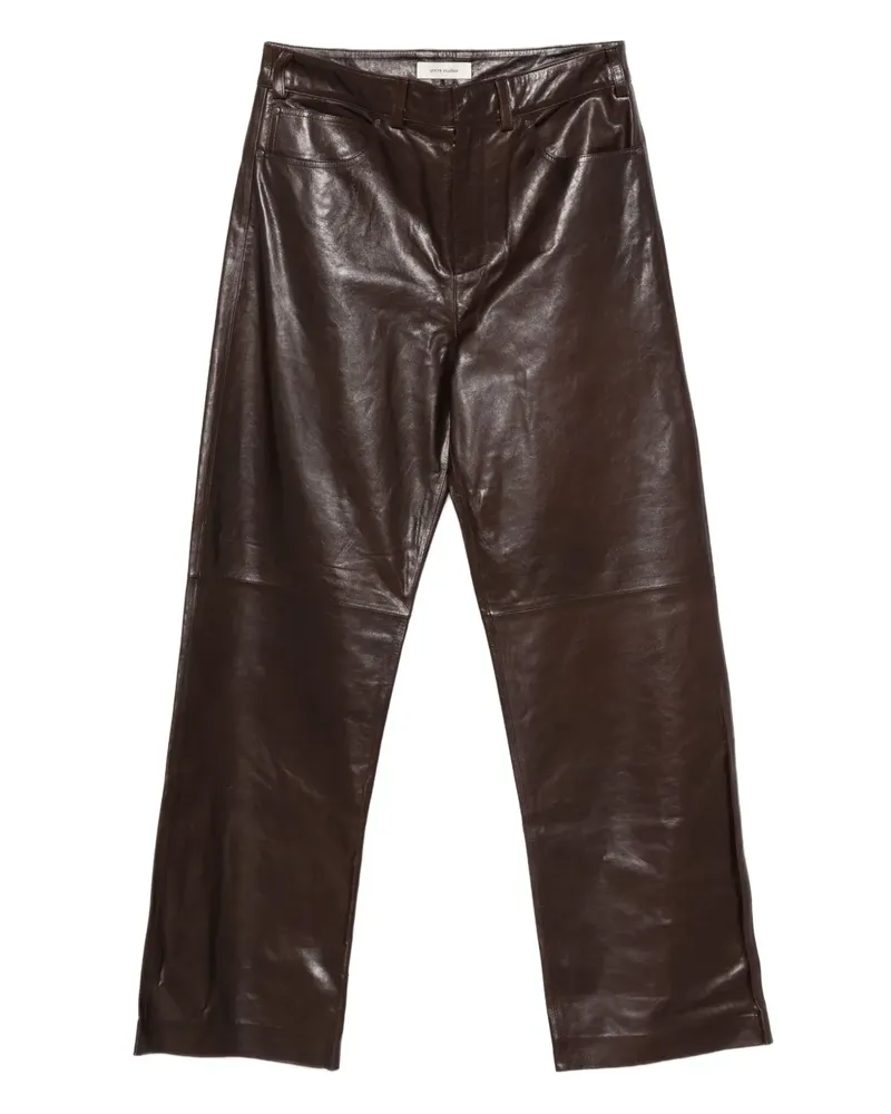 Entire Studios Hose mit Gürtelschlaufen - Braun Braun